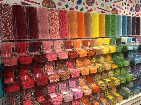 rainbow candy shop.